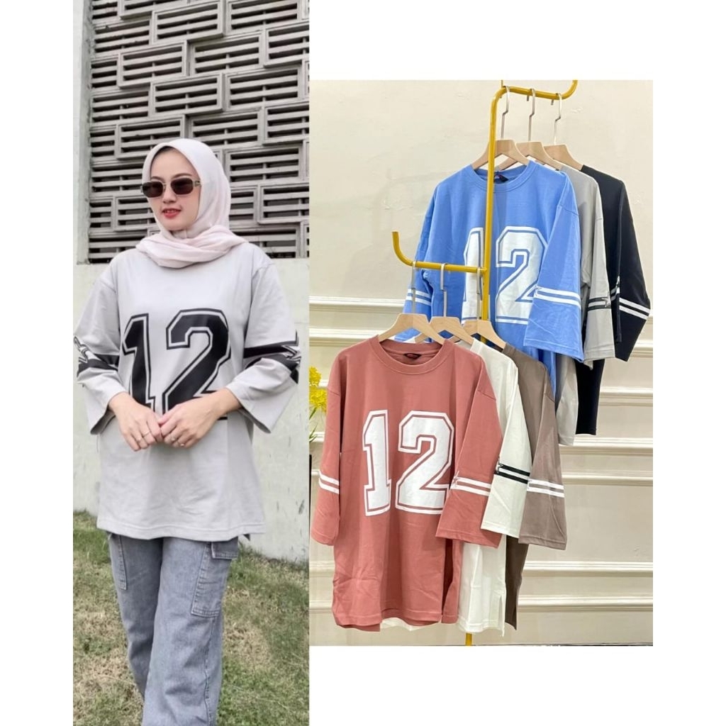 ATASAN KAOS OVERSIZE WANITA JEVANNI ORIGINAL