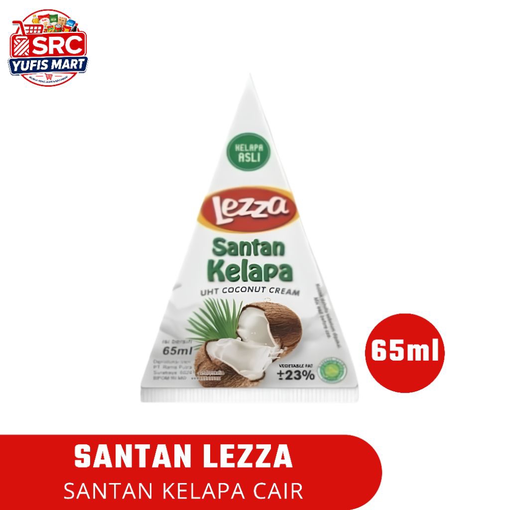 SANTAN KELAPA CAIR LEZZA 65ML - LEZZA