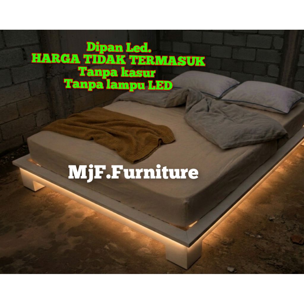Dipan Korea dipan Led/Dipan kayu lesehan/Dipan pendek/Tempat tidur lesehan/Tempat Tidur japan/dipan 