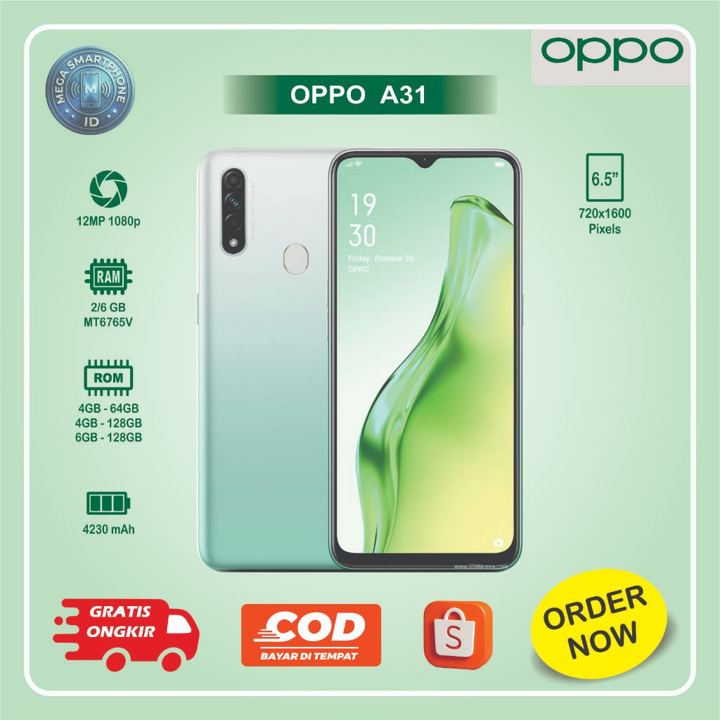 OPPO A31 | HP Second batangan
