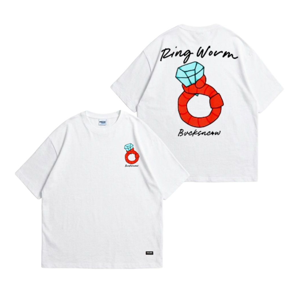 T-SHIRT BUCKSANDCOW OVERSIZE - RING WORM - KAOS BUCKS & COW