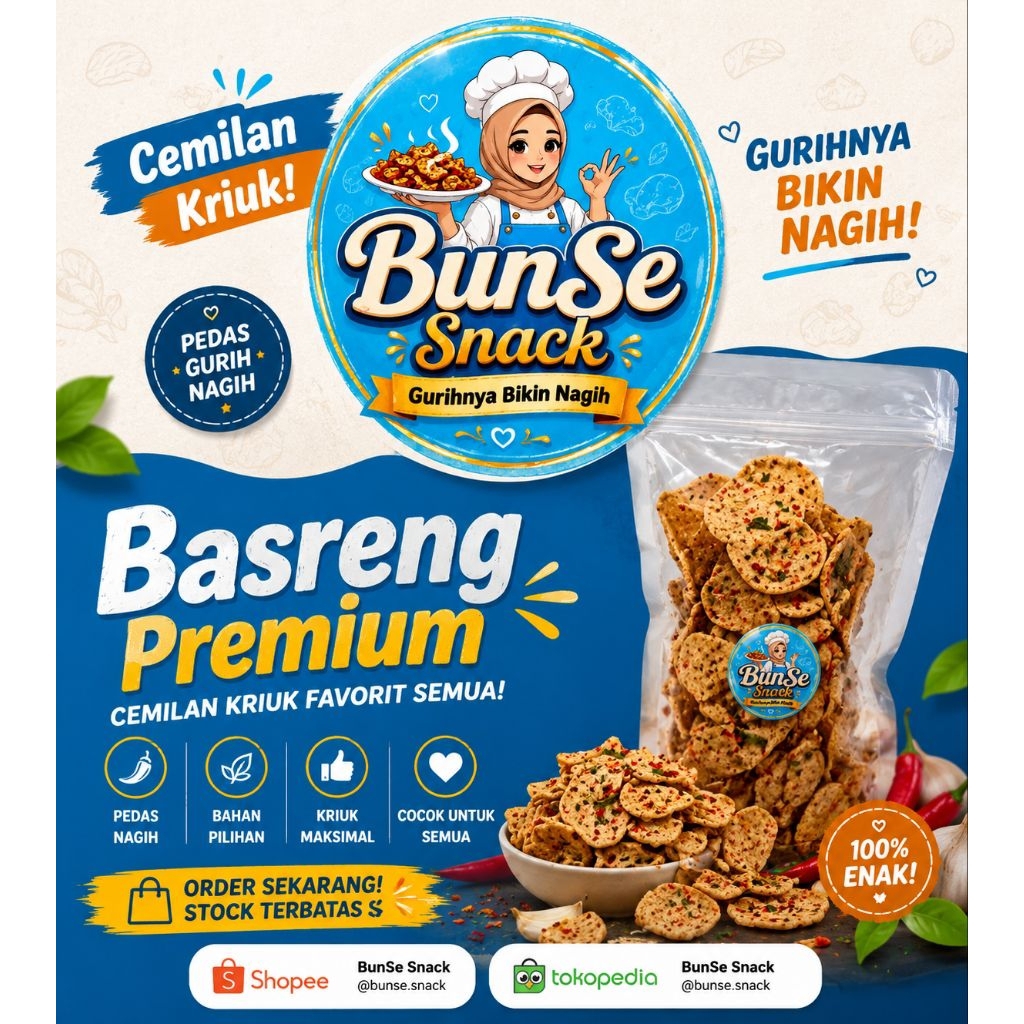 Basreng daun jeruk