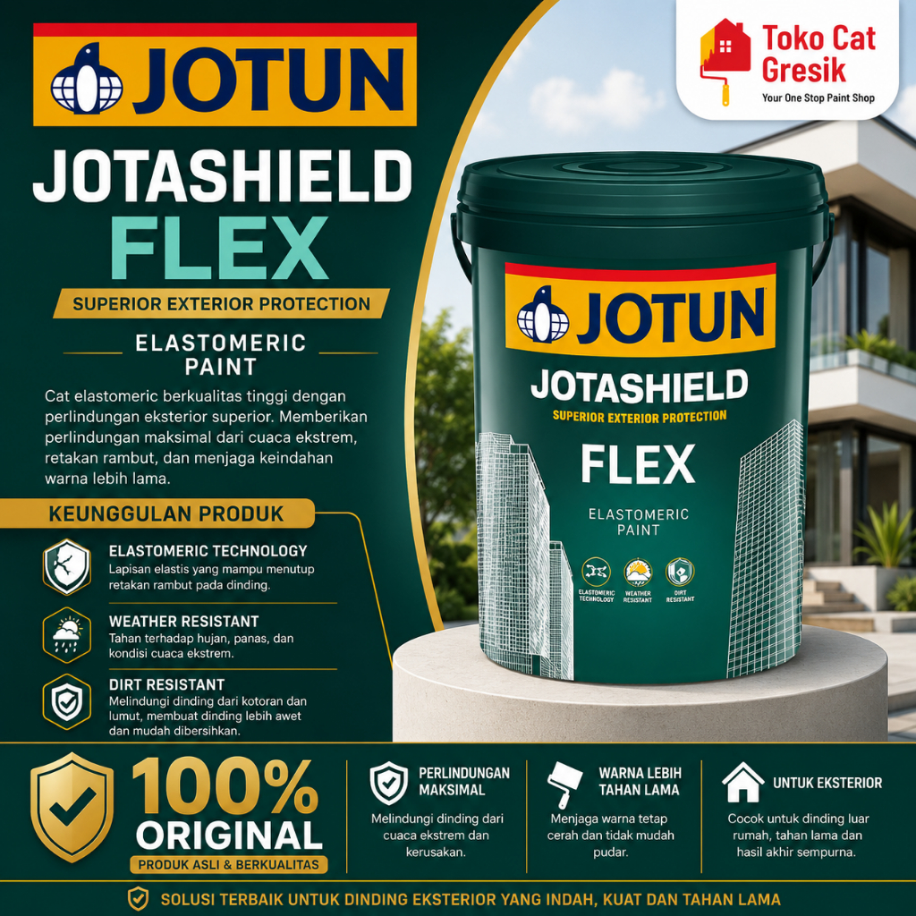 CAT TEMBOK EXTERIOR JOTUN JOTASHIELD FLEX 20L