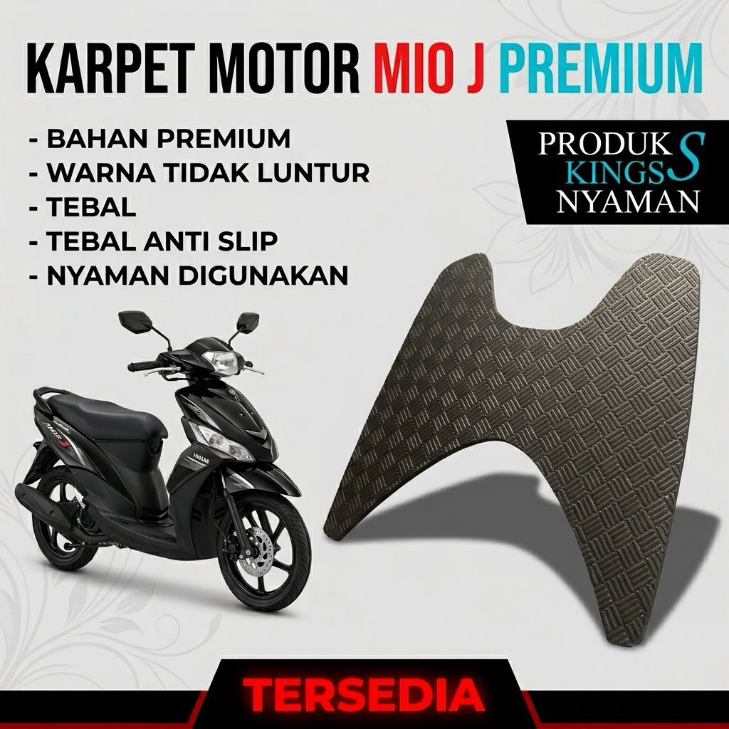 karpet motor Mio J anti selip/Karpet motor Yamaha Mio J