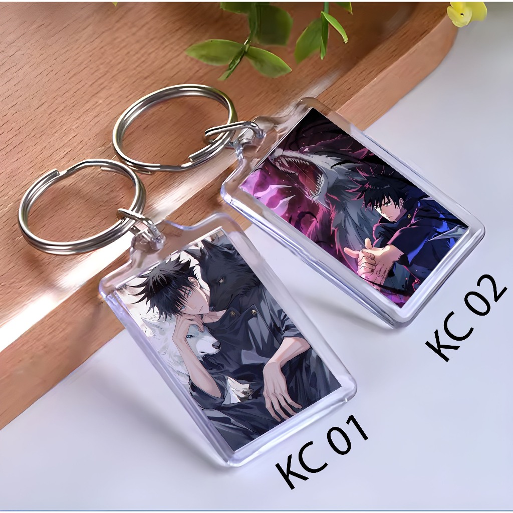 Keychain Megumi fushiguro Anime Jujutsu Kaisen- Ganci Anime - Gantungan Kunci - Megumi fushiguro