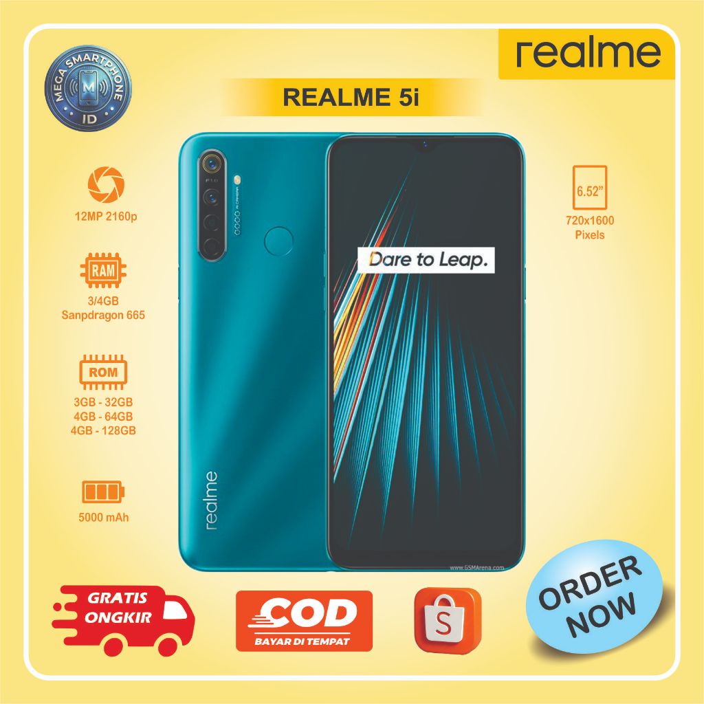 Realme 5i | HP Second batangan