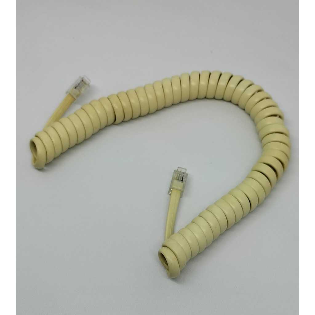 Kabel telepon spiral Kabel gagang telepon