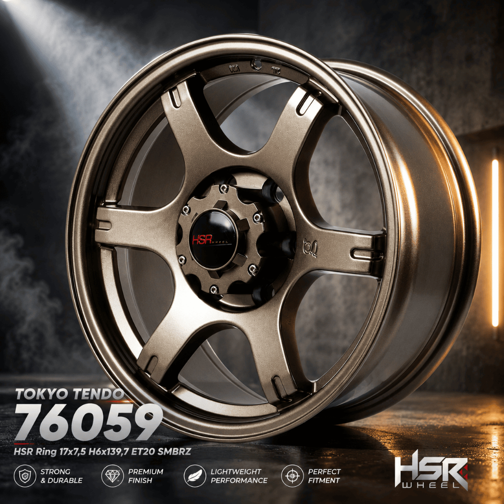 velg hsr tokyo tendo R17 pcd 6X139,7 untuk pajero
