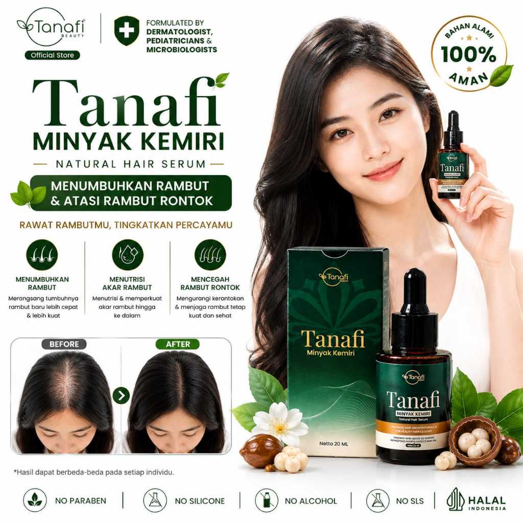 TOP 1 - Serum Penumbuh Rambut Cepat Dan Tebal Obat Rambut Botak Serum Penebal Rambut Hair Growth Tan