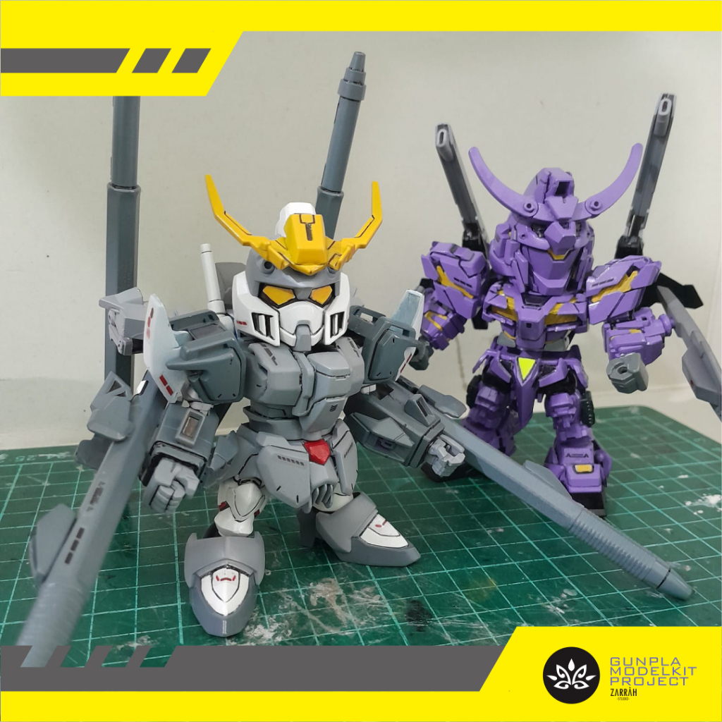 GUNDAM SD JUNK CUSTOM MERK CAMPUR