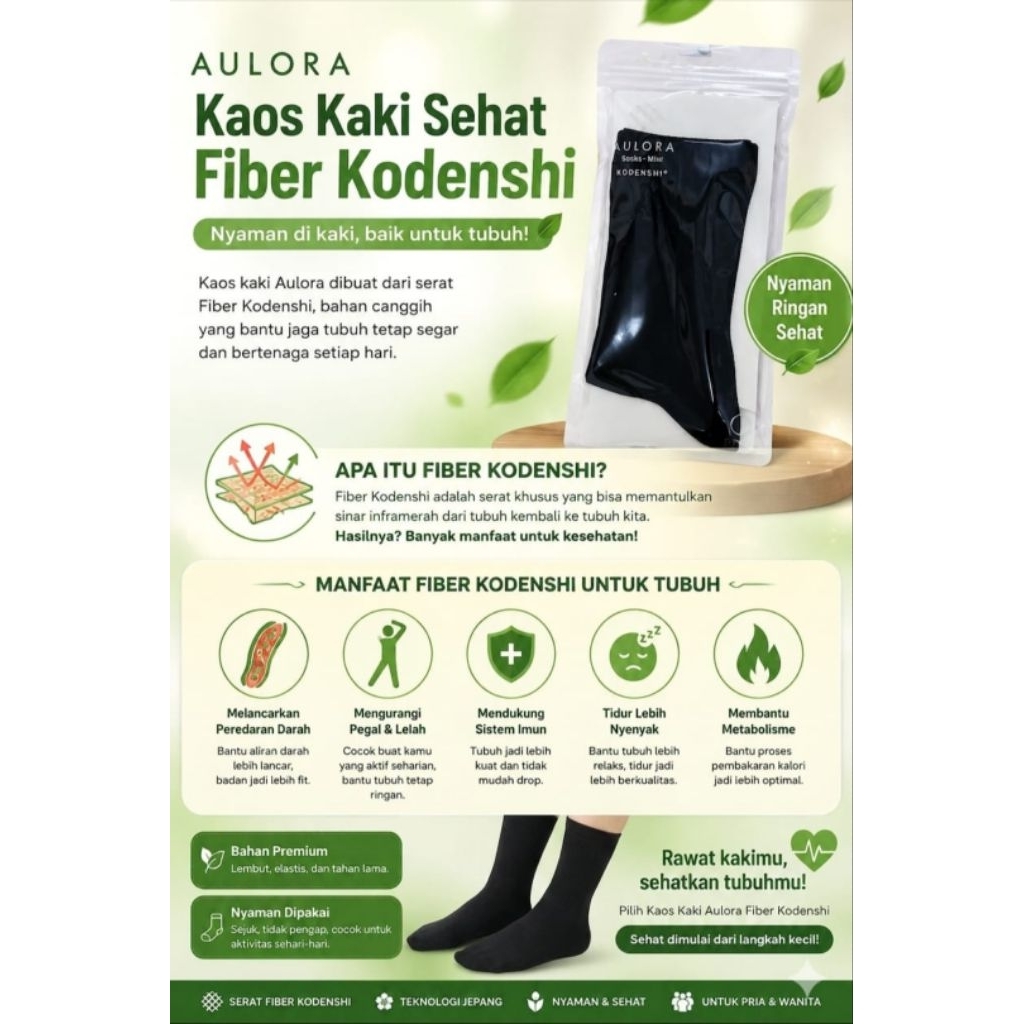 kaos kaki aulora