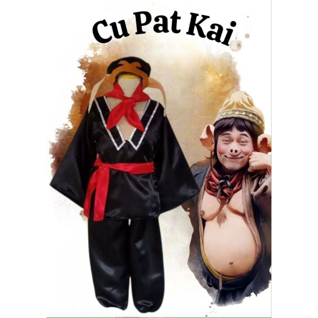 Kostum Patkai Anak Dan Dewasa Cosplay Chu Patkai  Film Sun Wukong