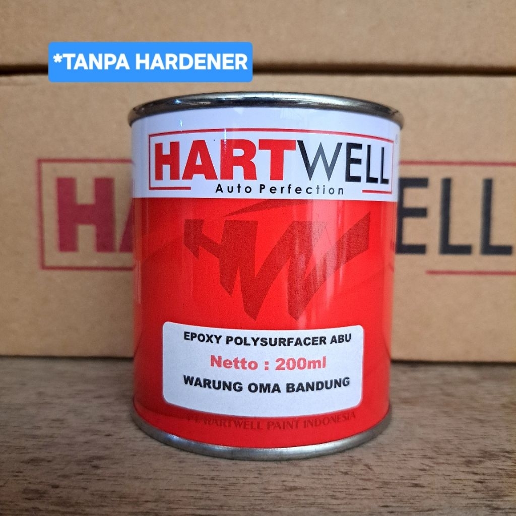 Hartwell Epoxy POLYSURFACER ABU 200ML (TANPA HARDENER)