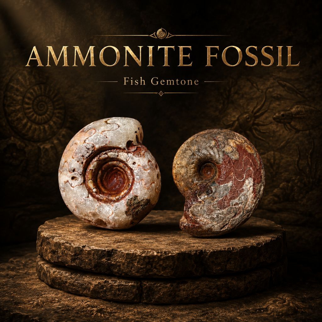 batu langka ammonite