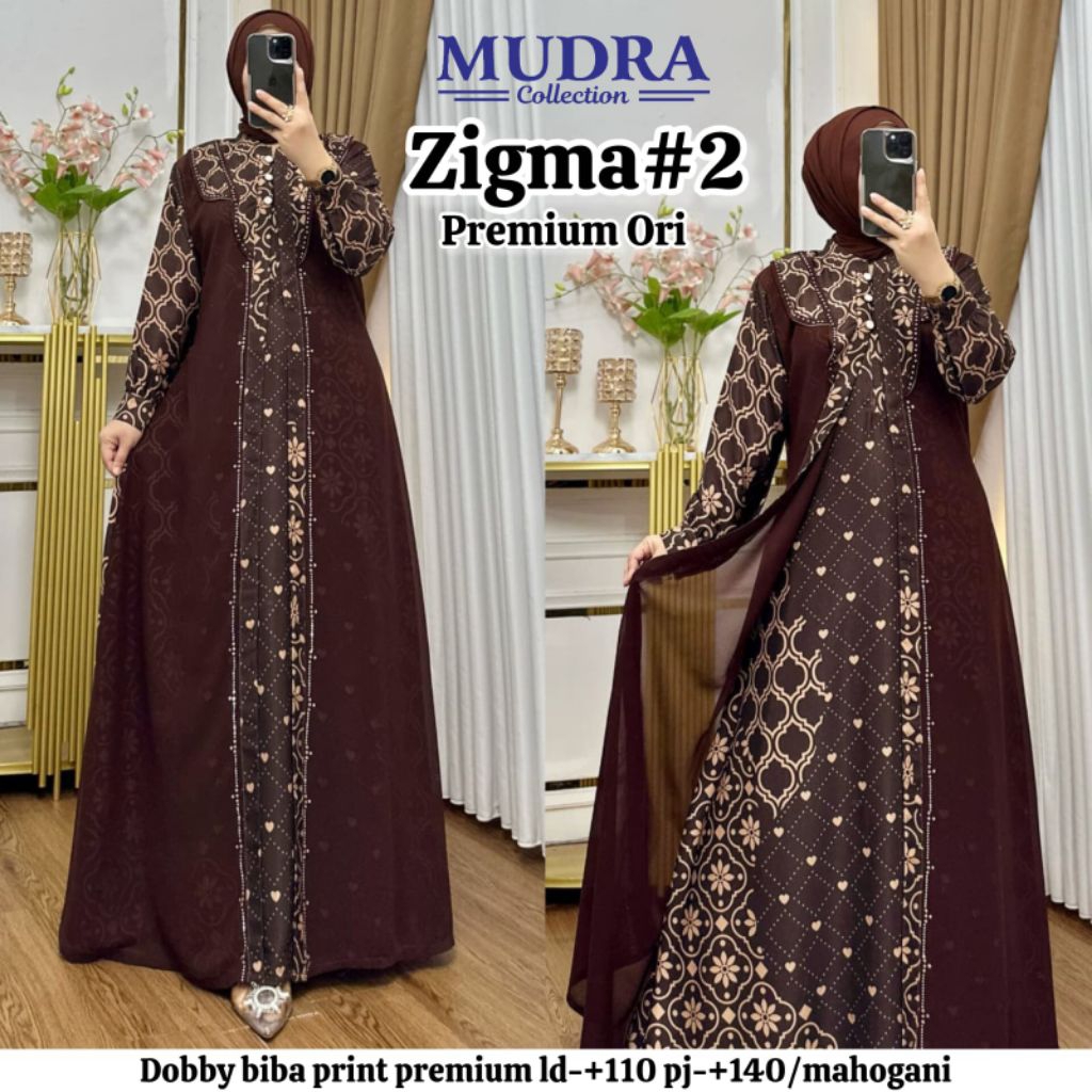 Gamis Mudra Collection / Gamis Terbaru / Gamis Wanita / Gamis Premium / Nurvia / Zigma / Mudra Hijab