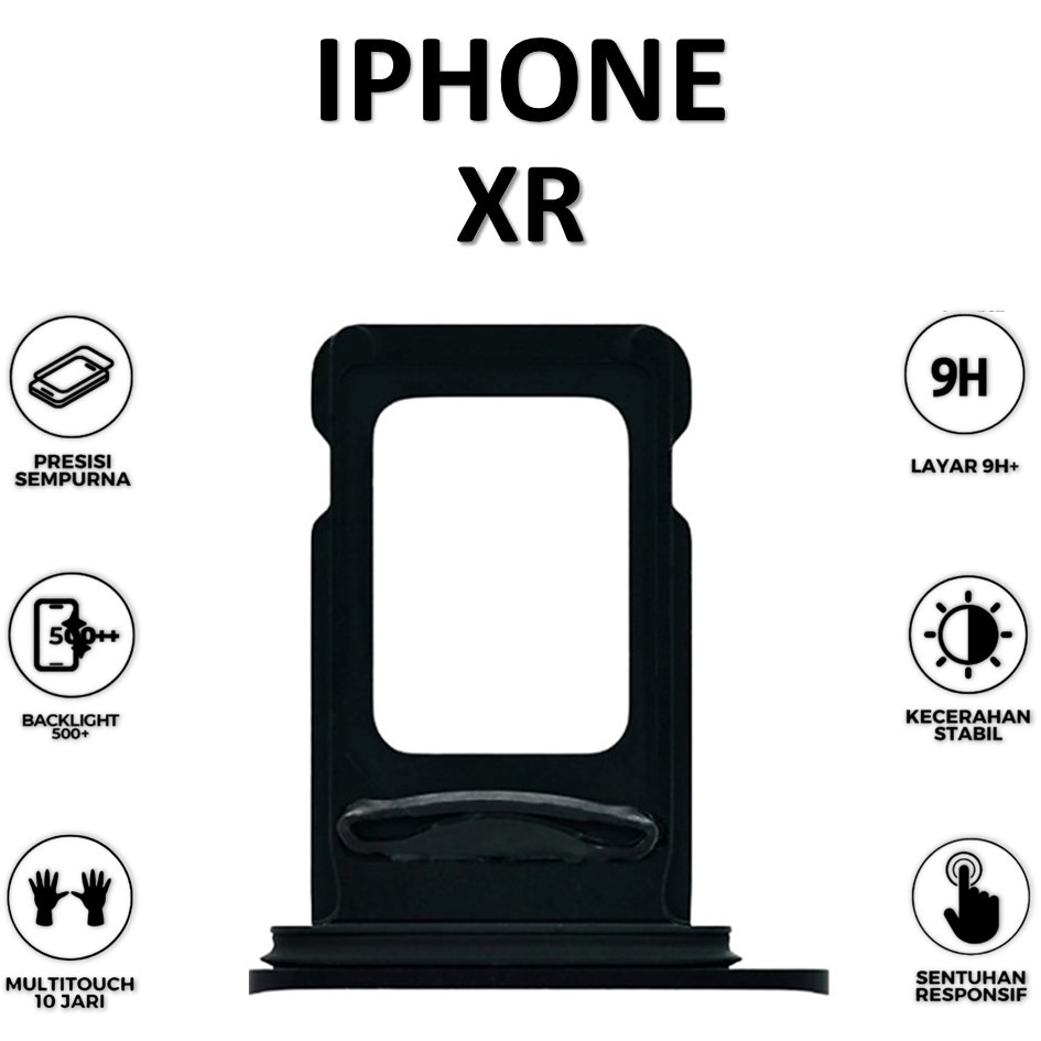 SIMTRAY / SIMLOCK / SIM HOLDER / SIM SLOT FOR XR (DUAL SIM) ORIGINAL 100%