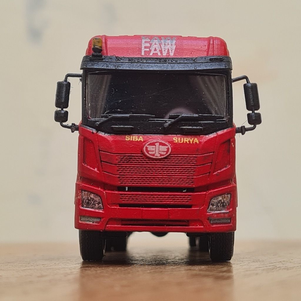 Miniatur Truck - Miniatur FAW JH6 6x4 - Miniatur Truck Siba Surya - Skala 1:87 (HO Scale)