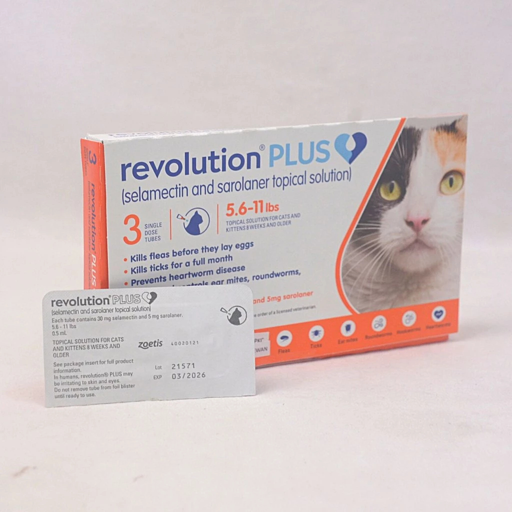 Tetes kutu revolution orange Revolution Cat Plus Orange 2.5 - 5 kg / Obat Kutu Kucing - 1 TUBE