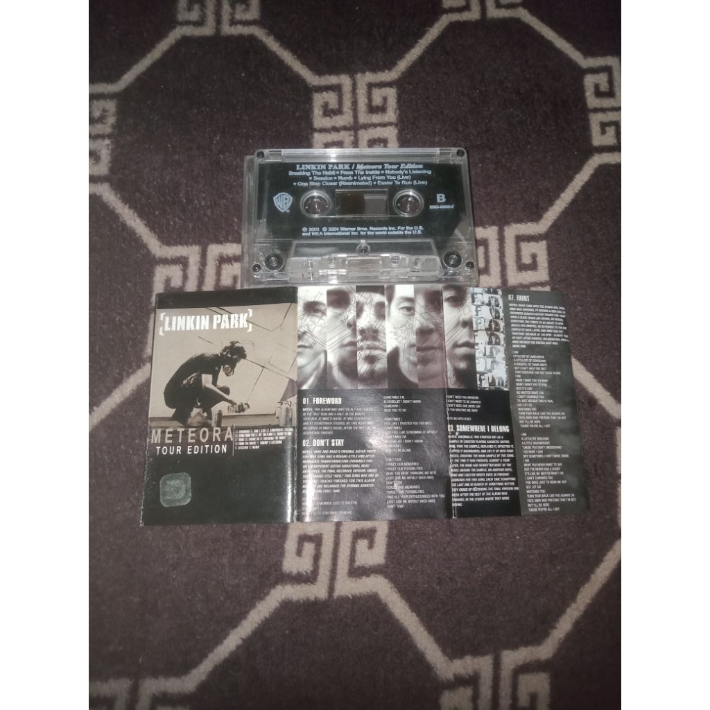 kaset pita Linkin park meteora tour edition
