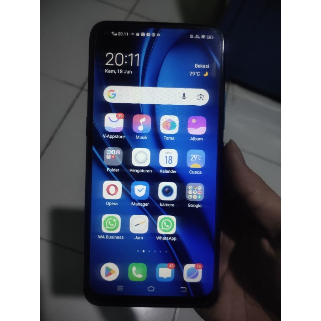 Vivo Z1 pro 6/128gb second