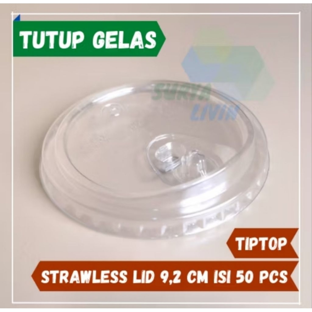 tutup cup lid tip top