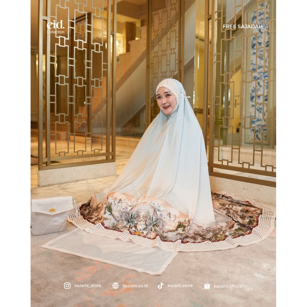 Kazami Ready‼️ mukena Telekung Soul Of Quds Ori by Kazami Store Original Brand