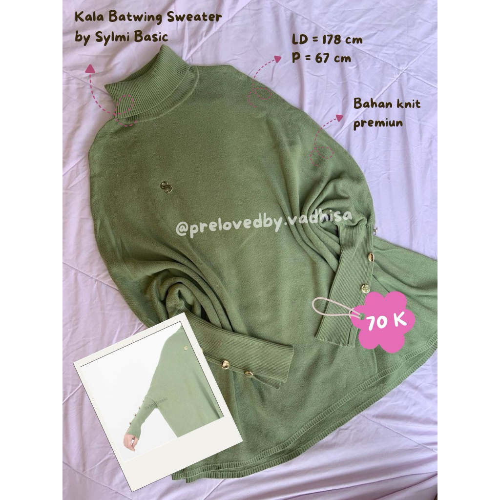 KALA BATWING SWEATER by Sylmi Basic