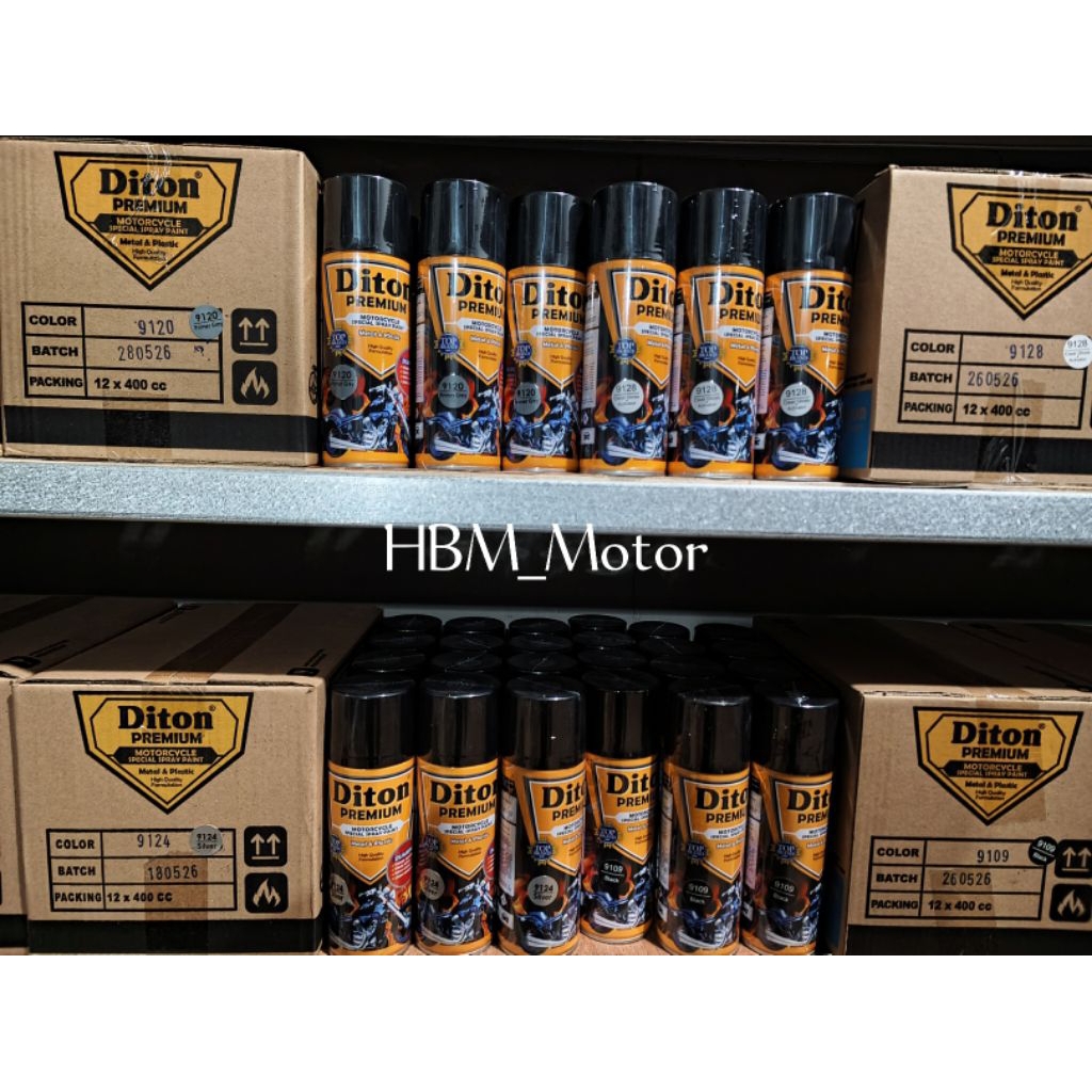Cat DITON PREMIUM Pilox Pilok Cat Semprot Mobil Motor Asli Original