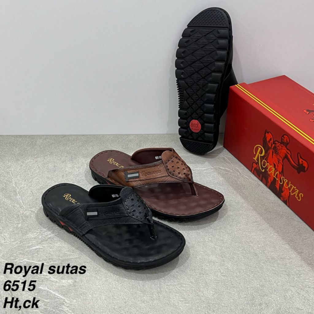 sandal jepit kulit asli Royal mantul Jonggol