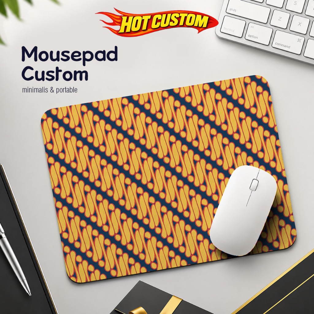 Mousepad Custom Gambar Gaming Alas Mouse Pad - Batik
