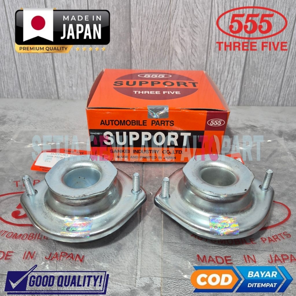 SUPPORT SHOCK SEPASANG 2PCS KARET SUPORT AGYA AYLA SIRION ORIGINAL SANKEI 555 JAPAN