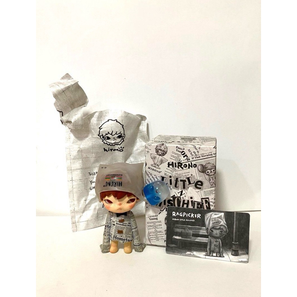 POP MART HIRONO SERIES THE LITTLE MISCHIEF “RAGPICKER” FIGURE LIMITED
