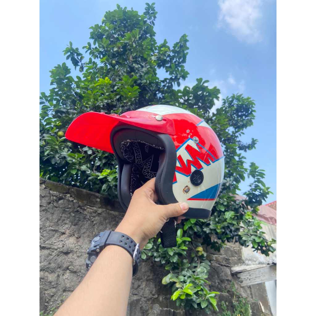Helm Yamaha Custom Dalaman Leopard