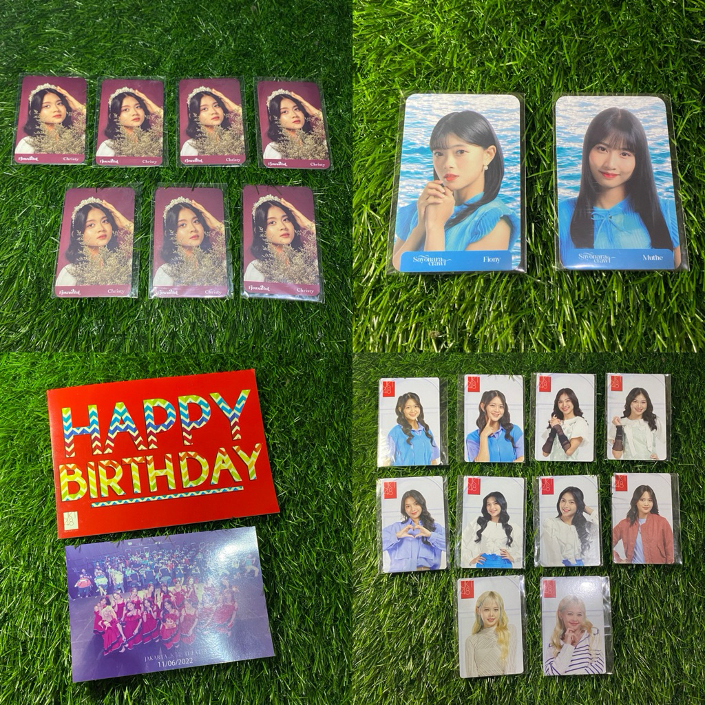 [OFFICIAL] JKT48 Photopack Photocard Seitansai Flowerfull Christy Sayonara Crawl Fiony Muthe J Trust