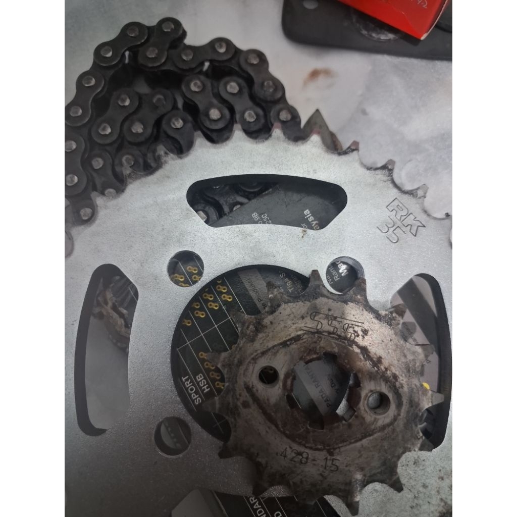 gear set kawasaki w175