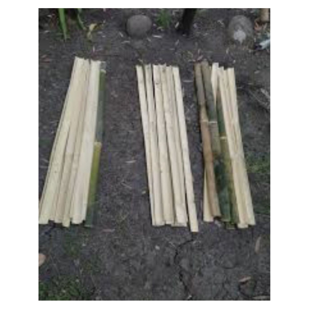 reng bambu 1m/bilah bambu 1mter