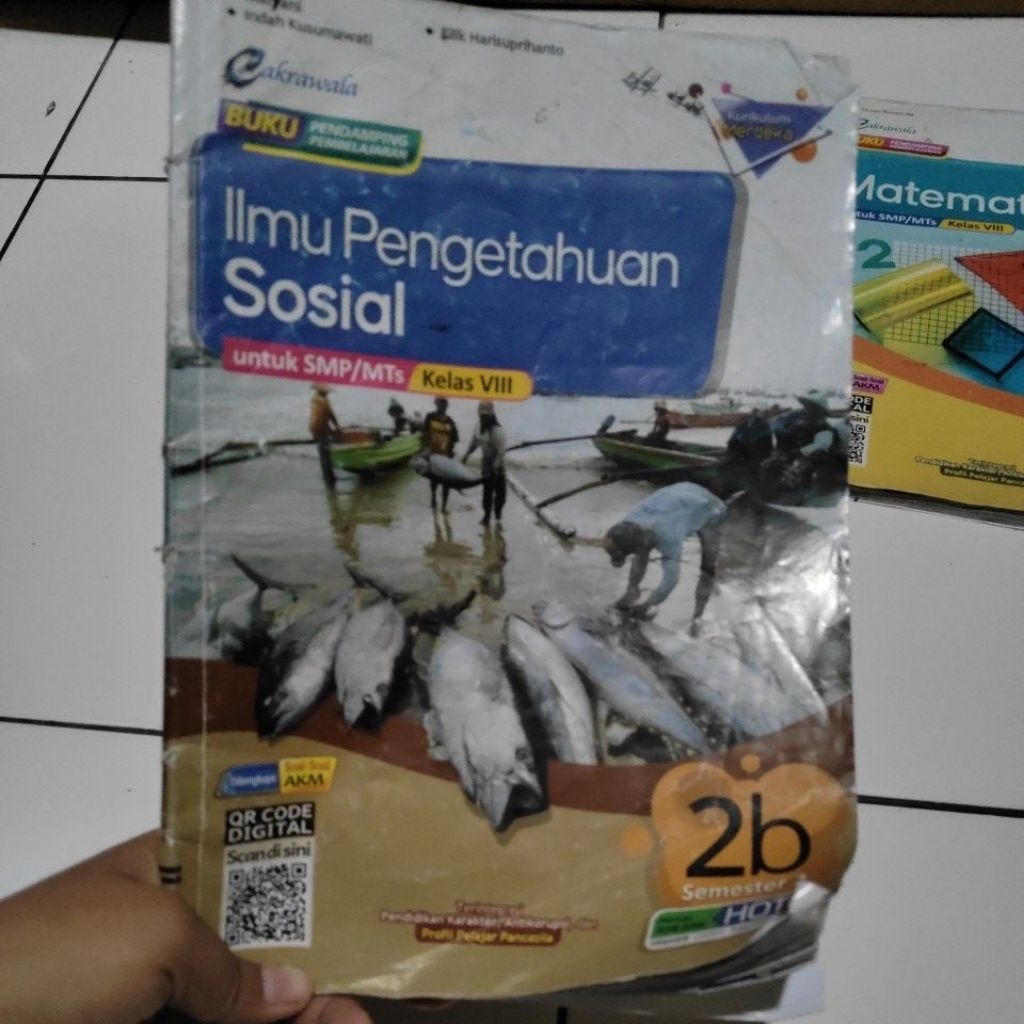 Preloved buku/LKS IPS Kelas 8 semester 2