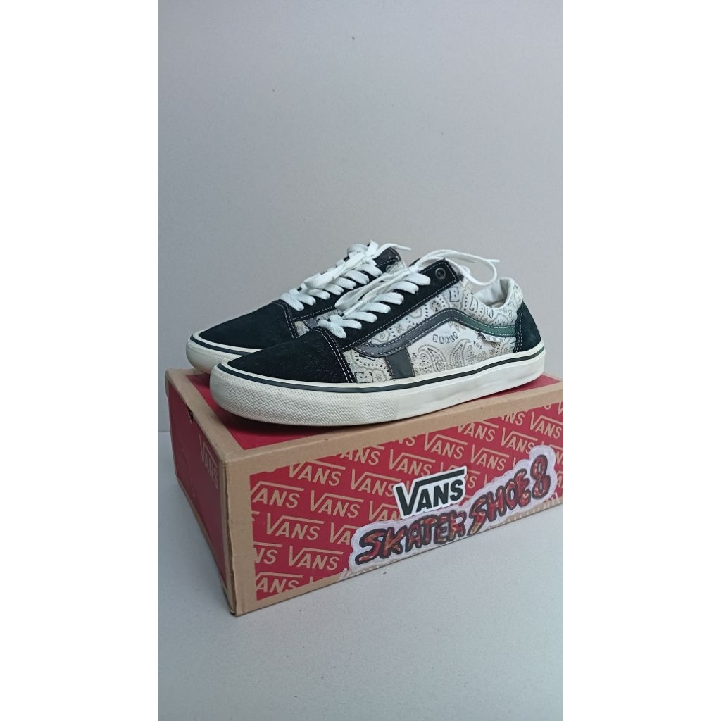 Preloved vans skate old skool x baker