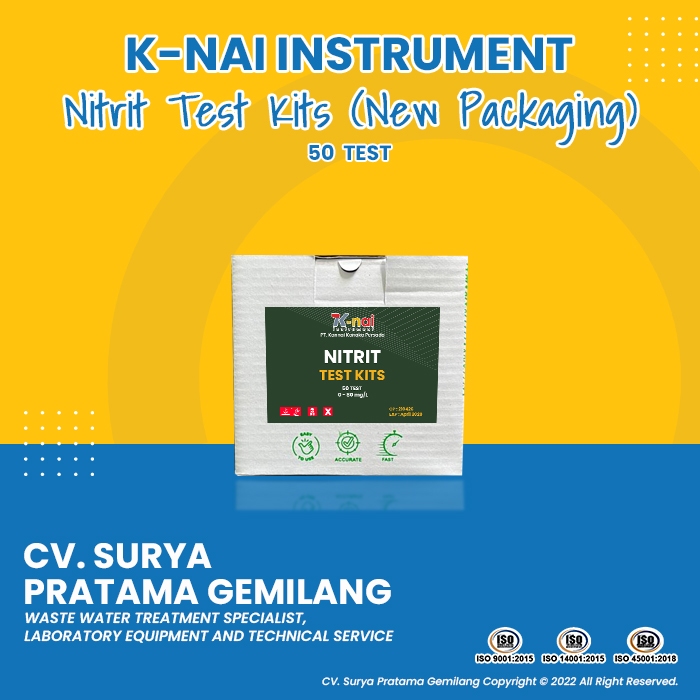 Nitrit Test Kits 50 Test (New Packaging)