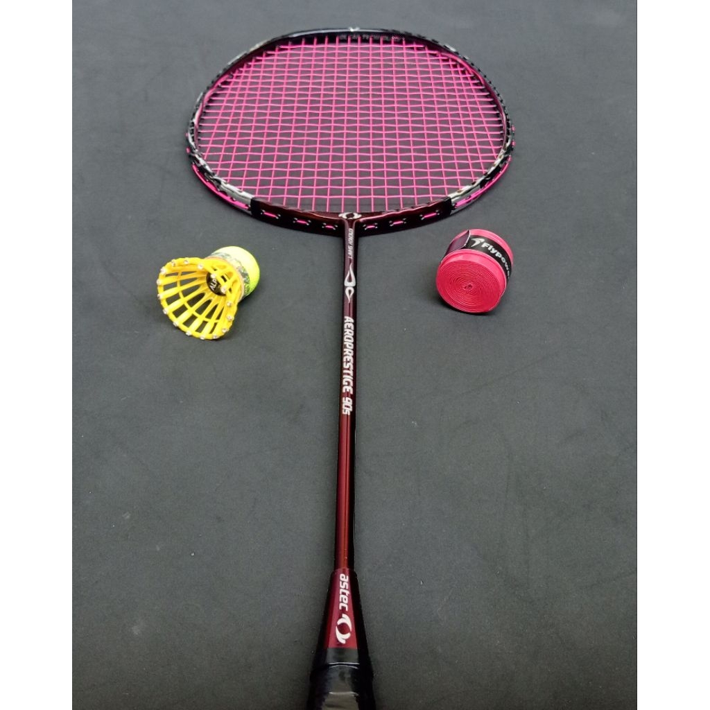 Raket badminton bekas second original astec aeroprestige 90s