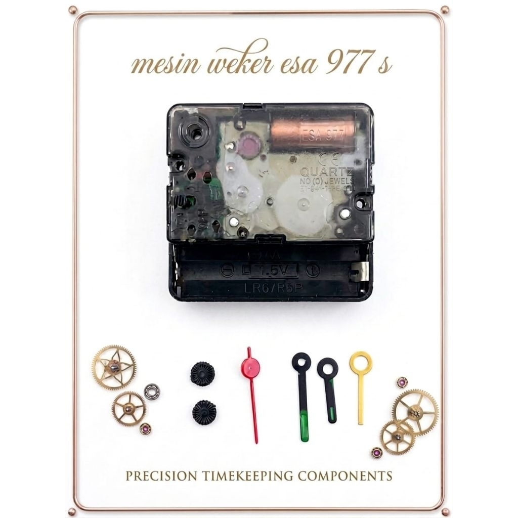 mesin jam weker 977 sweep bunyi tit tit tit