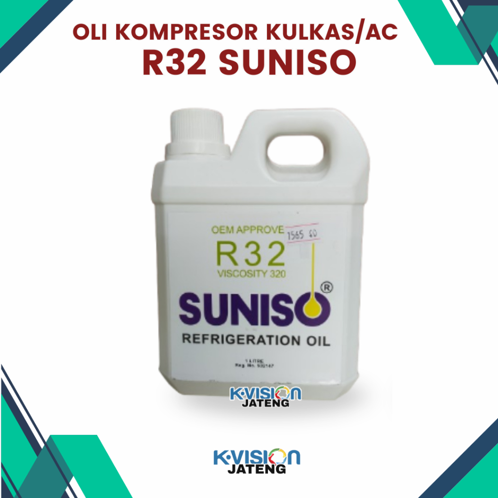 OLI Kompresor / Kulkas Tipe R32 SUNISO 1L / oli suniso refrigeration oil R32