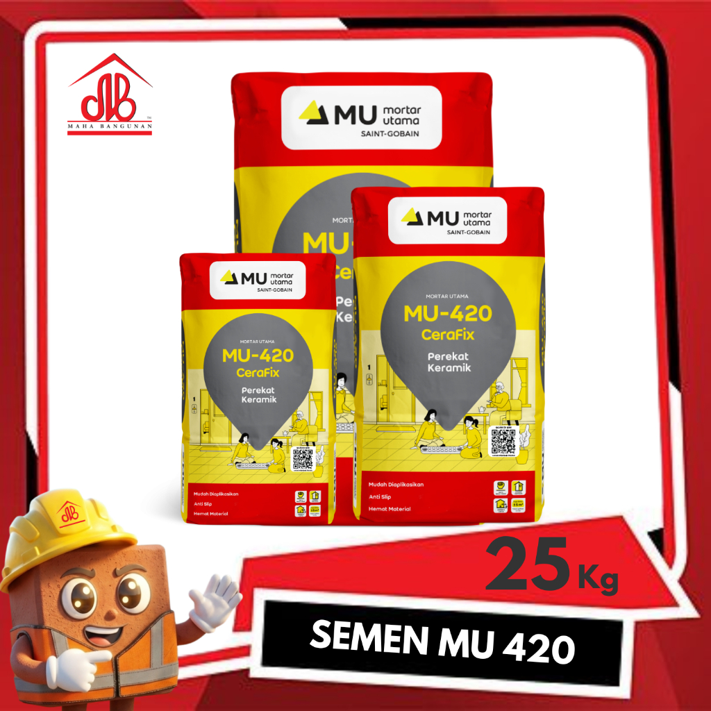 SEMEN MORTAR UTAMA MU - 420 LEM KERAMIK