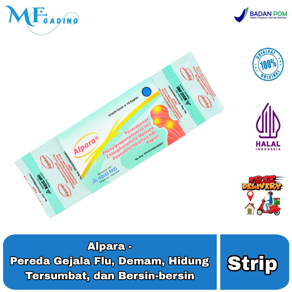 Alpara Tablet  ( STRIP ) - Obat Batuk dan Flu