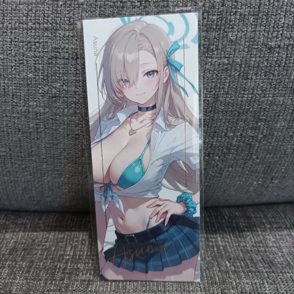 Goddess story ichinose asuna (blue archive) bookmark / pembatas buku