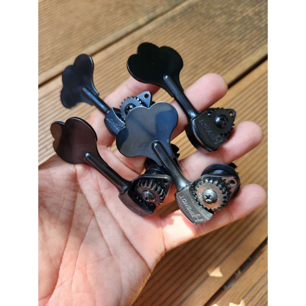 Dryer Tuning Machine Hipshot Bass Hitam 4R