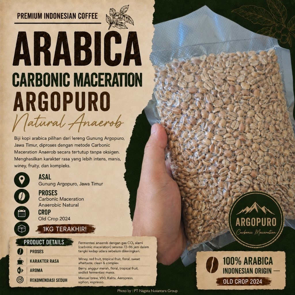 Green Bean Arabica Carbonic Maceration Argopuro