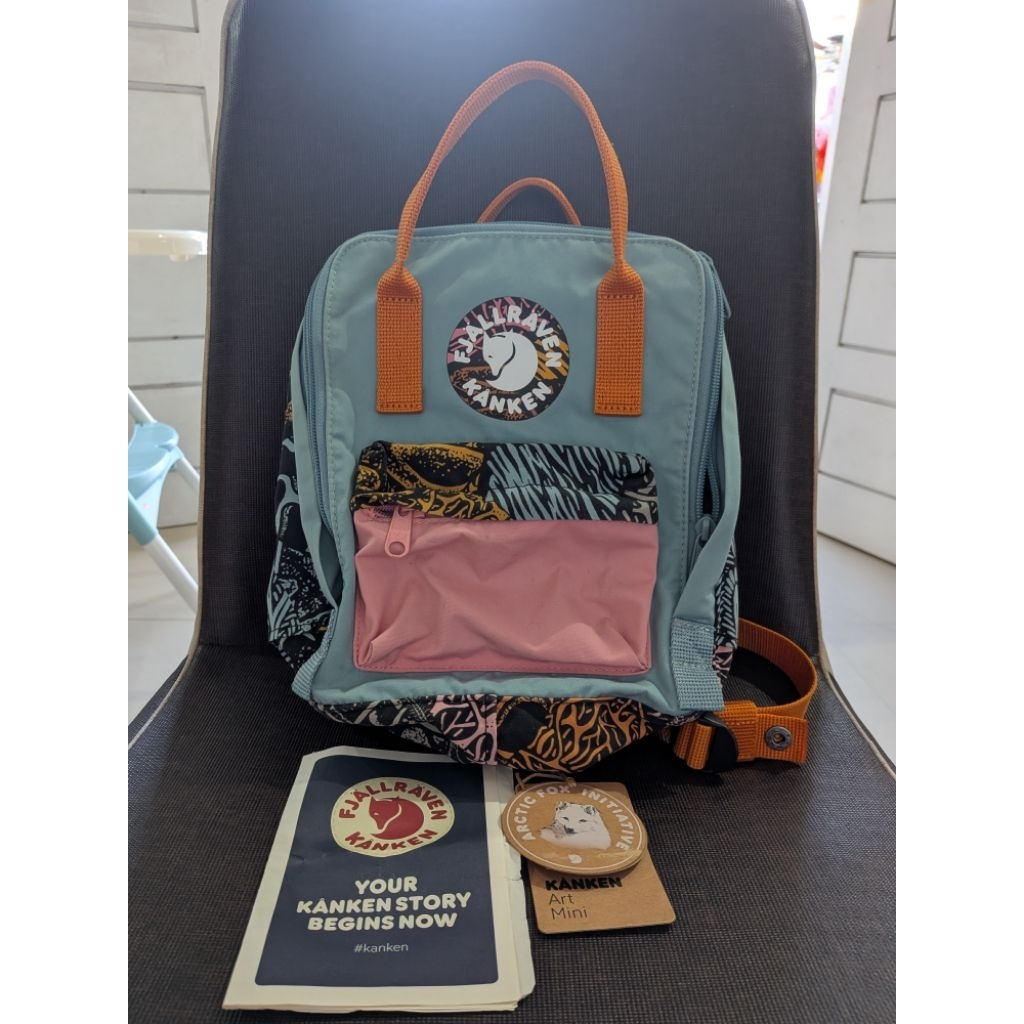 PRELOVED Kanken Art Mini Woodlands