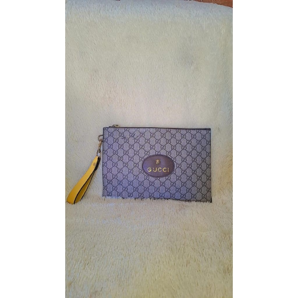 Clutch gucci gg supreme canvas neo/handbag gucci/tas gucci