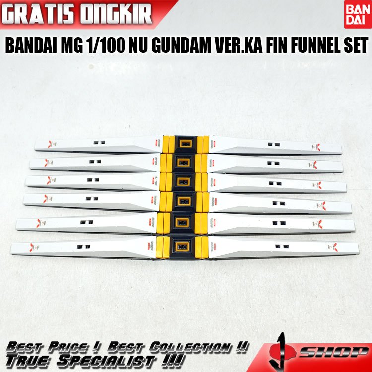 BANDAI MG 1/100 NU GUNDAM VER.KA FIN FUNNEL SET MG2393